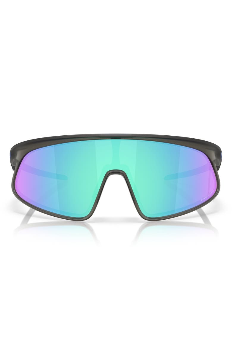 Oakley RSLV 149mm Prizm Polarized Shield Sunglasses, Main, color, Sapphire
