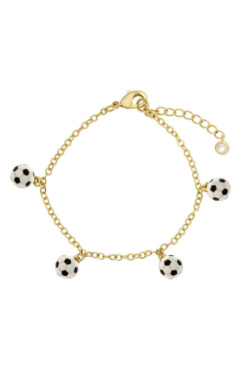 3D Soccer Ball Bracelet (Big Kid)