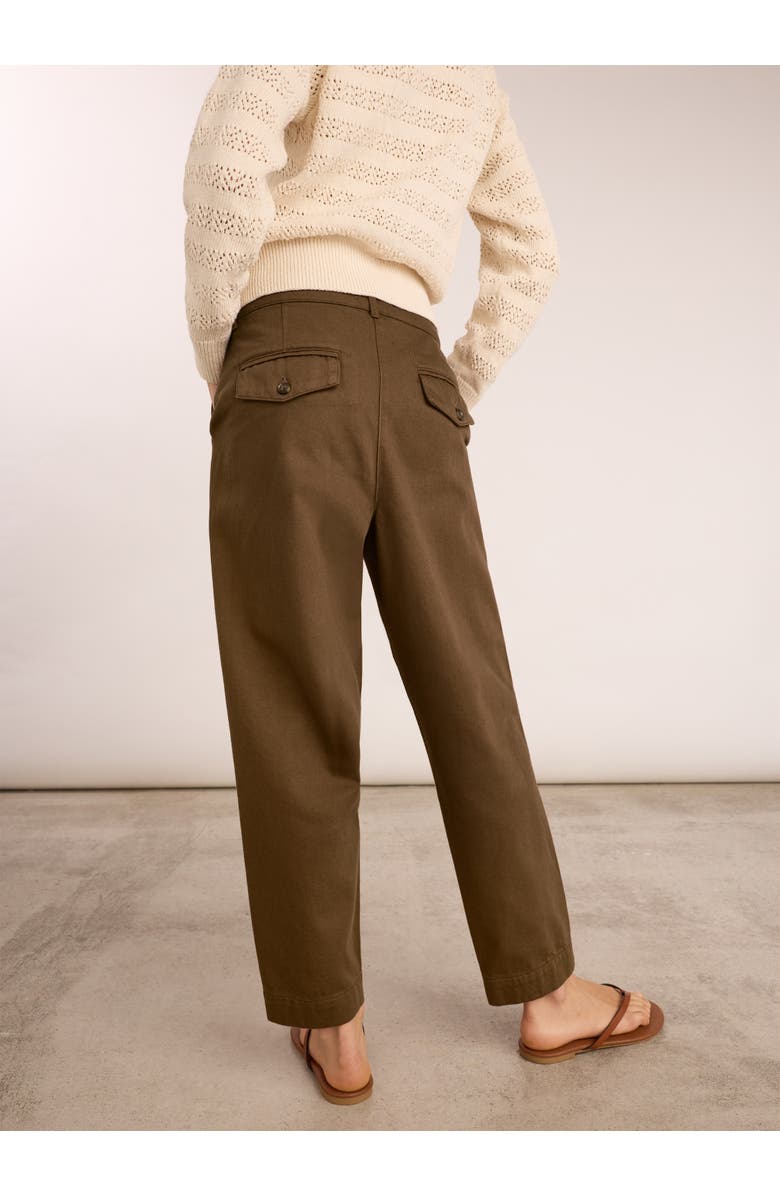 Baukjen Paola Mid-Rise Ankle Grazer Chino, Alternate, color, Milk Chocolate