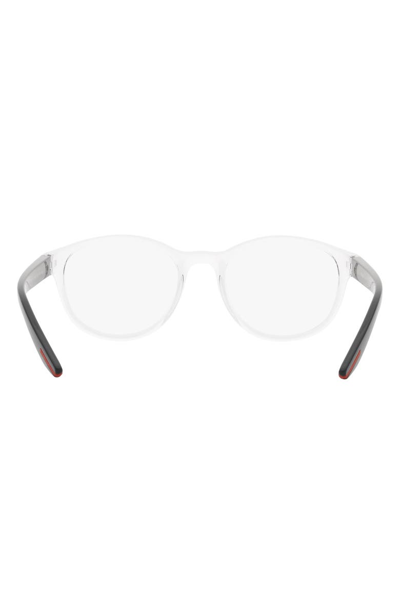 Prada Linea Rossa 53mm Phantos Optical Glasses, Alternate, color, Crystal
