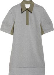 3.1 Phillip Lim Mixed Media Polo Minidress