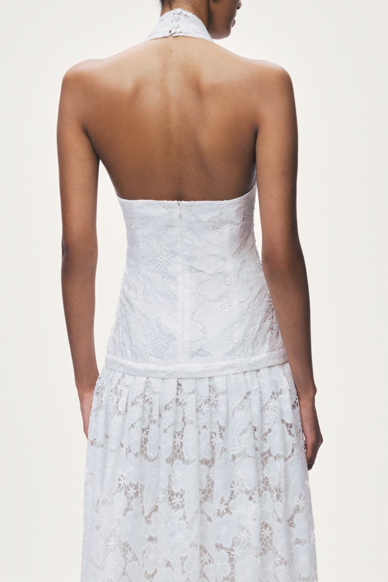 Sleeveless Midi Dress, Alternate, color, Ivory
