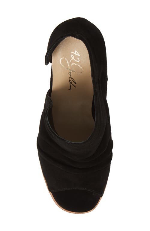 42 Gold Loyalty Open Toe Bootie