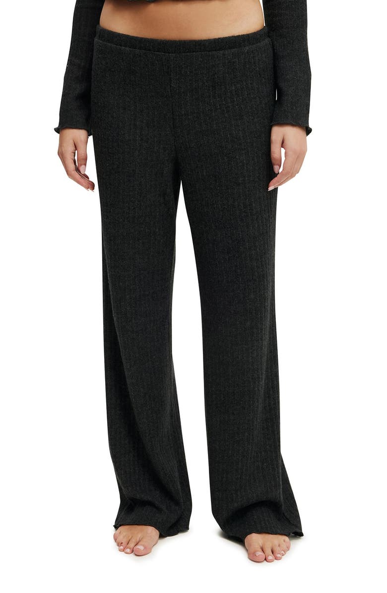 COTTON ON BODY Super Soft Ribbed Straight Leg Pant, Main, color, 