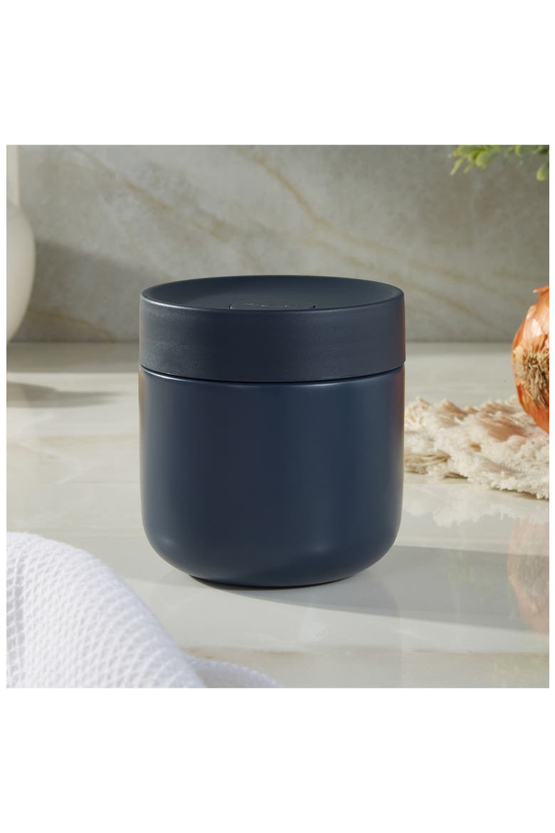 Nommie 12-Ounce Stainless Steel Food Container, Alternate, color, NAVY