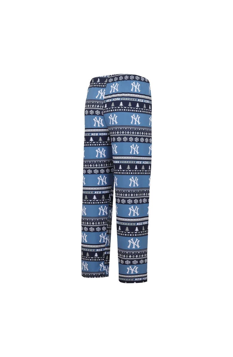 CONCEPTS SPORT Men's Concepts Sport Navy New York Yankees Knit Ugly Sweater Long Sleeve Top & Pants Set, Alternate, color, Navy