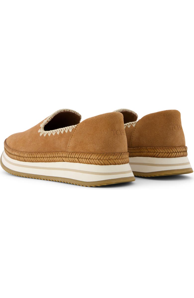TOMS Jocelyn Slip-On Platform Sneaker, Alternate, color, Brown