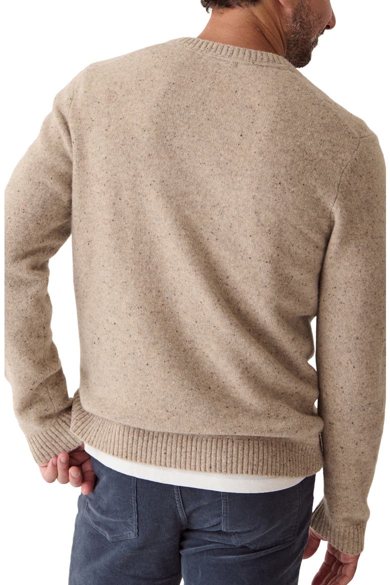 Neppy Merino Wool V-Neck Sweater, Main, color, RYEWATER