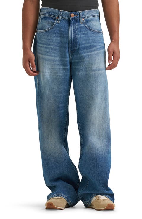 Western Relaxed Straight Leg Jeans