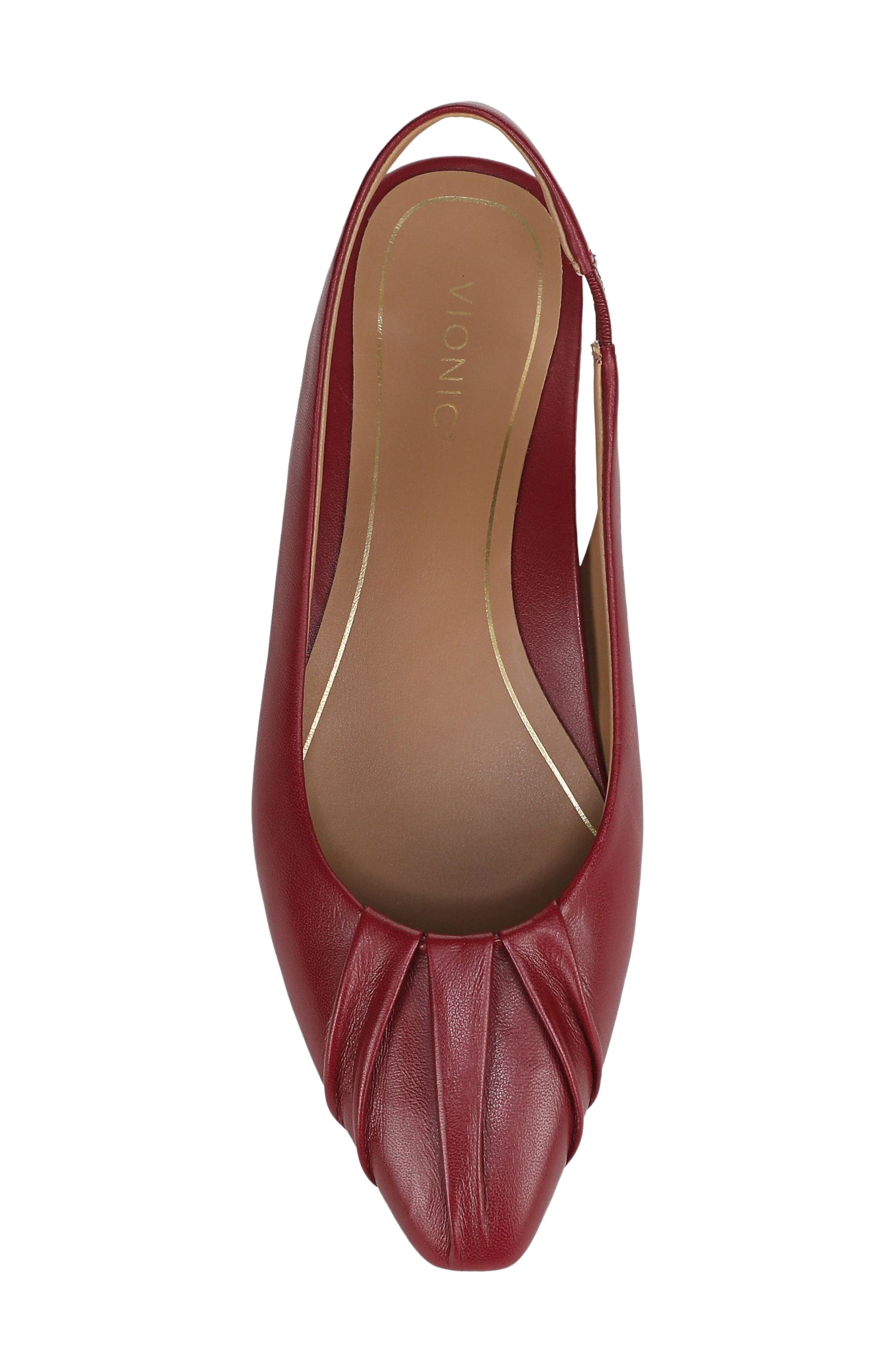 Gabriella Slingback Flat, Alternate, color, TIBETAN RED LEATHER