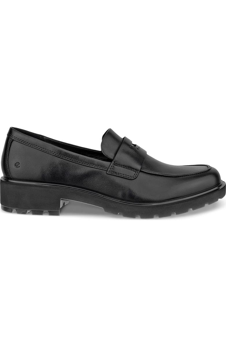 ECCO Metropole Vienna Penny Loafer, Alternate, color, Black Leather