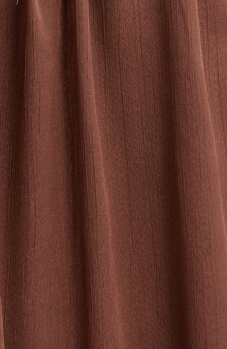 Petal & Pup Neveah Long Sleeve Maxi Dress, Alternate, color, Chocolate