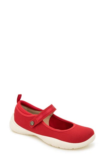Jbu Merry Mary Jane Flat In Red