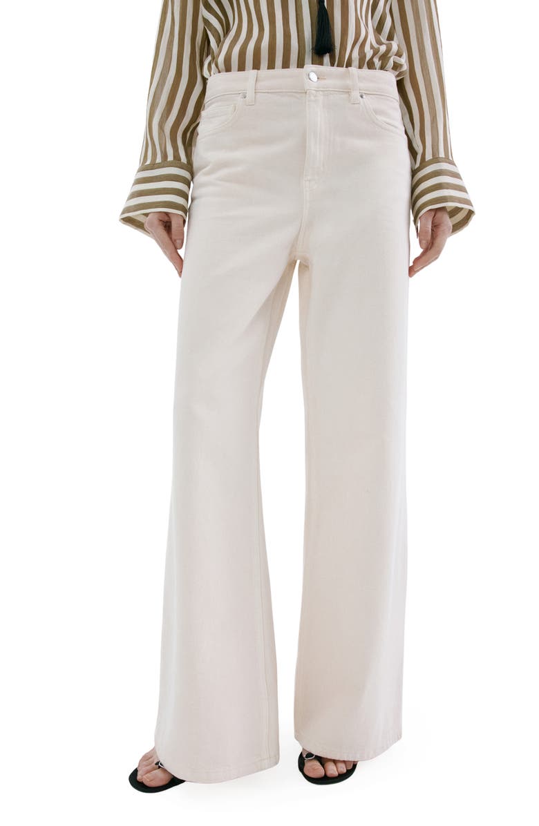 MANGO Wide Leg Jeans, Main, color, 