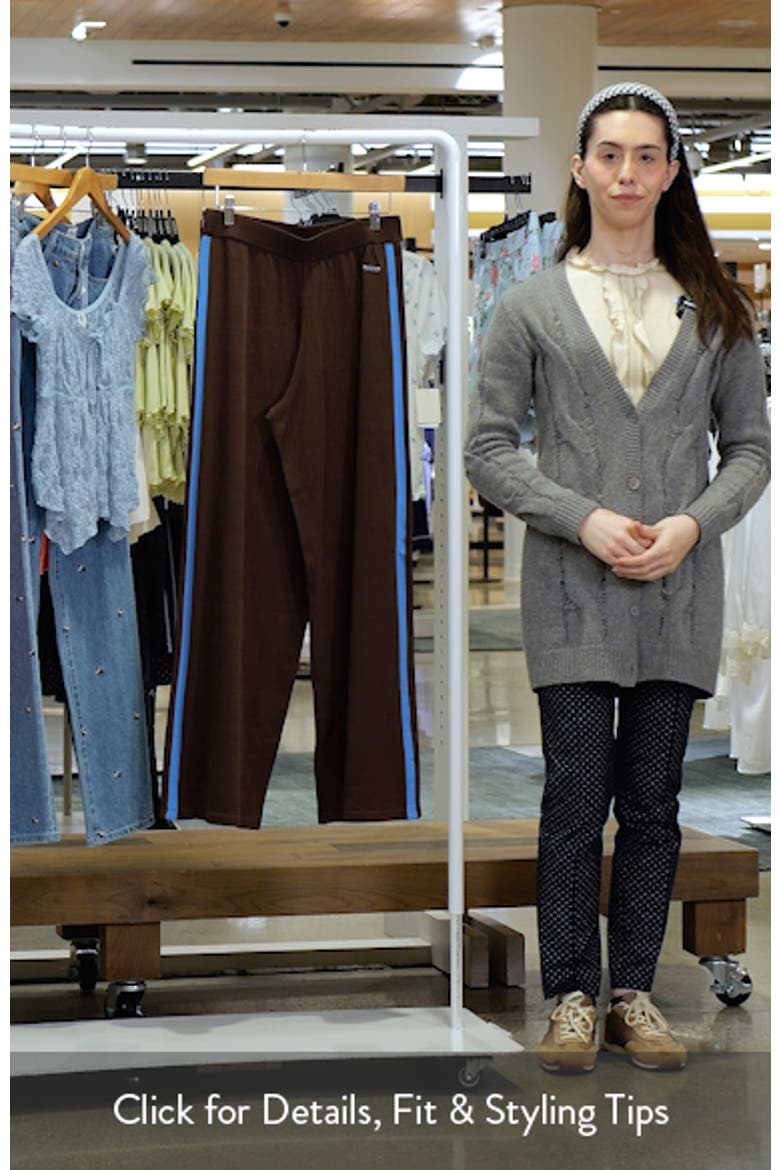 Retreat Stripe Wide Leg Track Pants video
