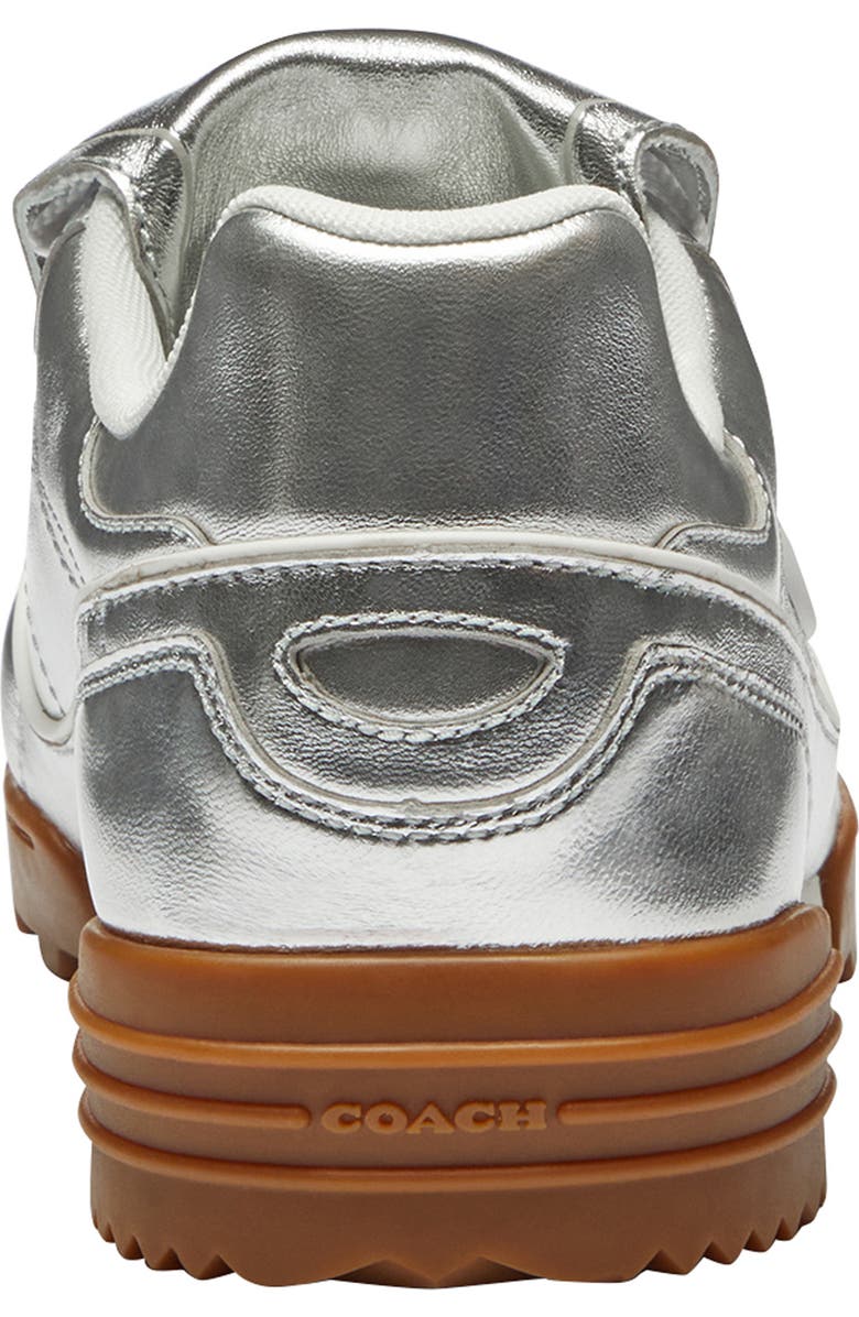 COACH Match Sneaker, Alternate, color, Silver
