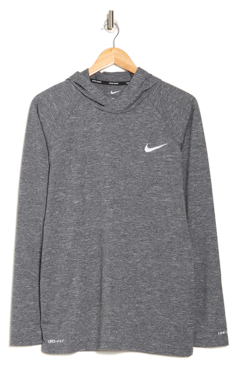 Nike Hooded Dri-FIT Rash Guard, Alternate, color, Grey
