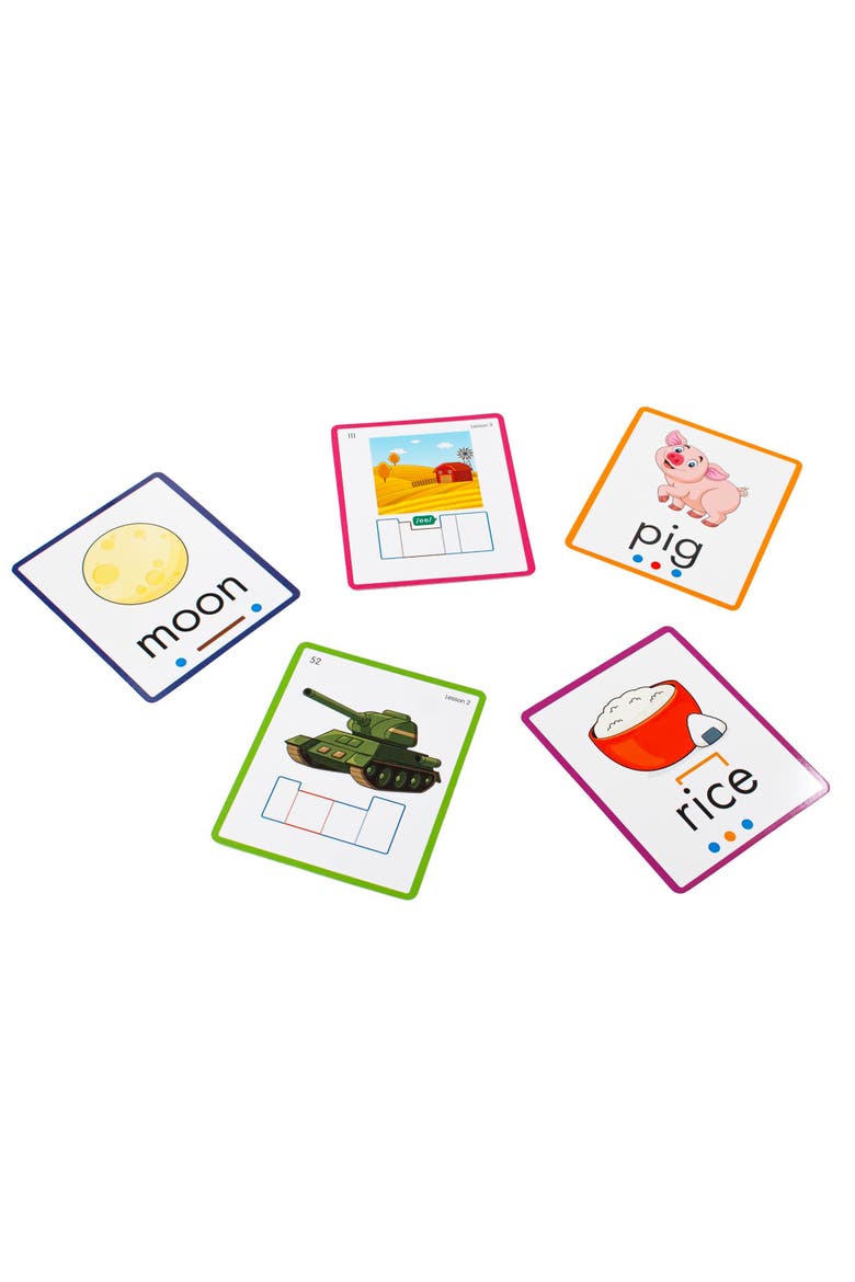 Rainbow Phonics Decodable Word Flash Cards, Alternate, color, Multicolored