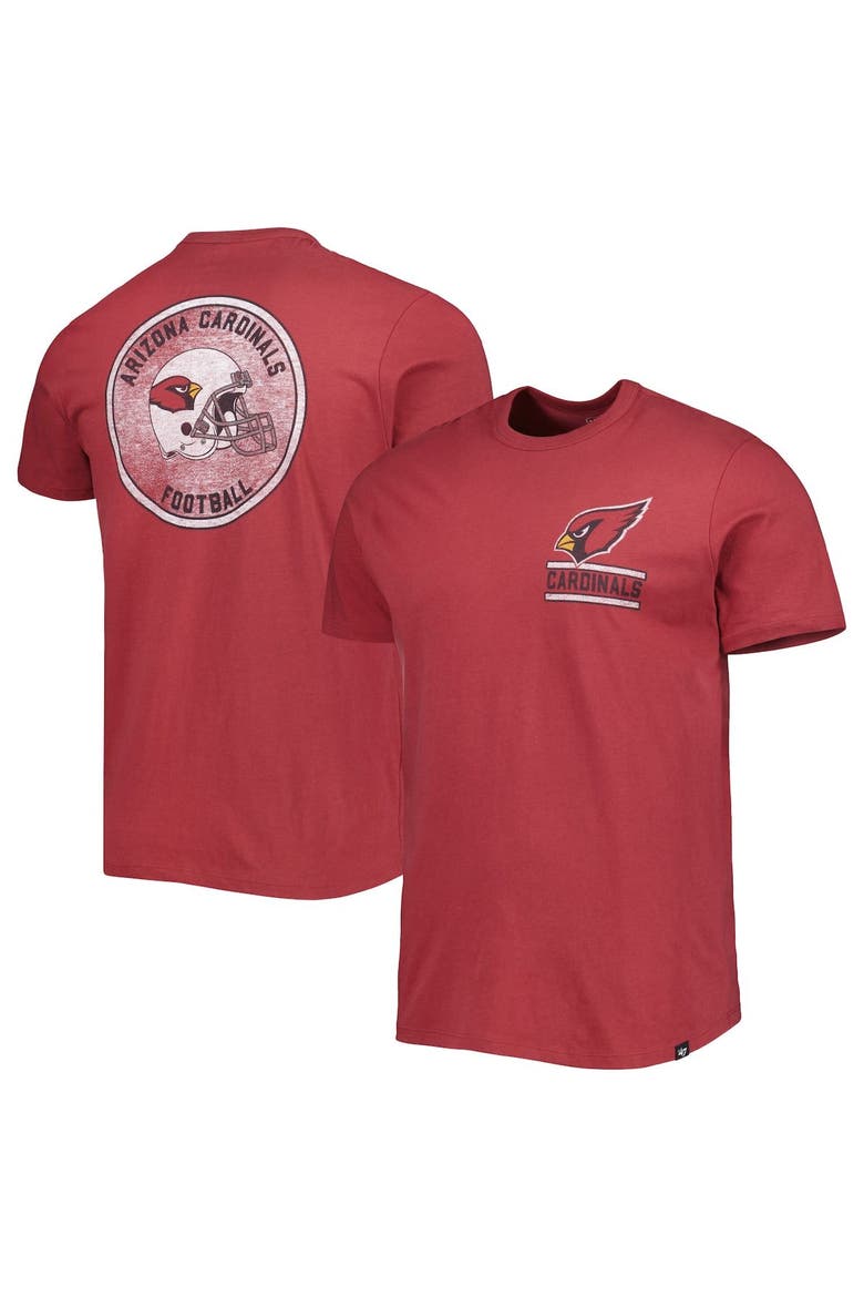 Men's '47 Cardinal Arizona Cardinals Open Field Franklin T-Shirt, Main, color, Cardinal