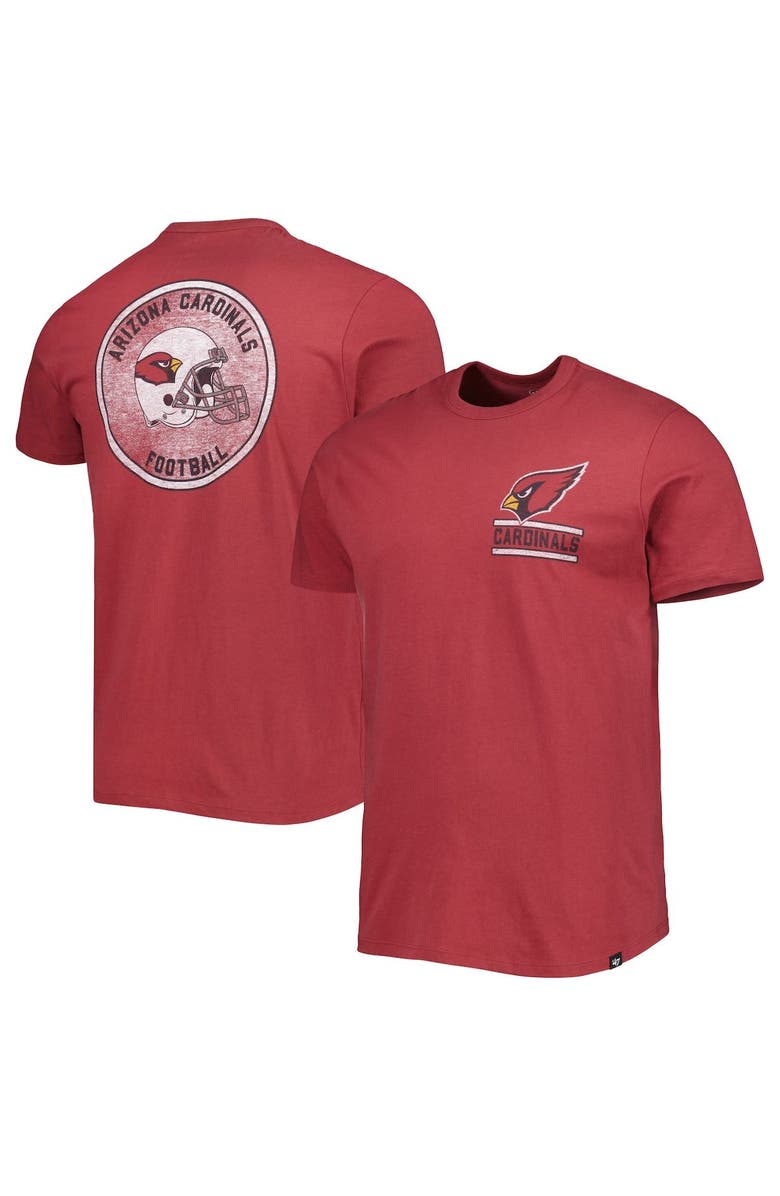 '47 Men's '47 Cardinal Arizona Cardinals Open Field Franklin T-Shirt, Main, color, Cardinal