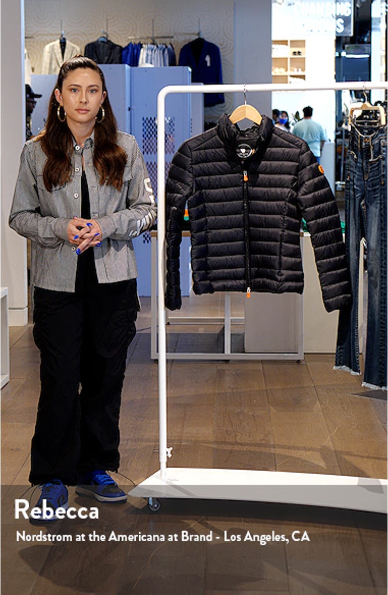 Carly Water Repellent Recycled Nylon Puffer Jacket, sales video thumbnail