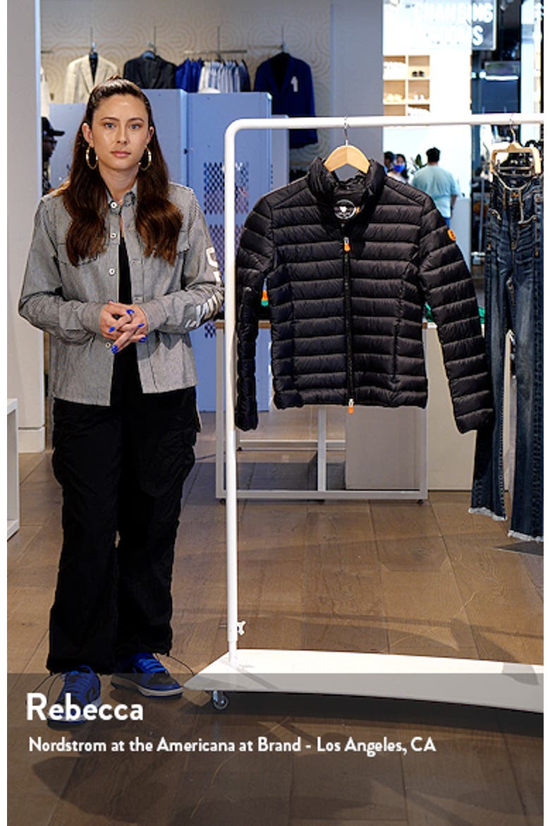 Carly Water Repellent Recycled Nylon Puffer Jacket video