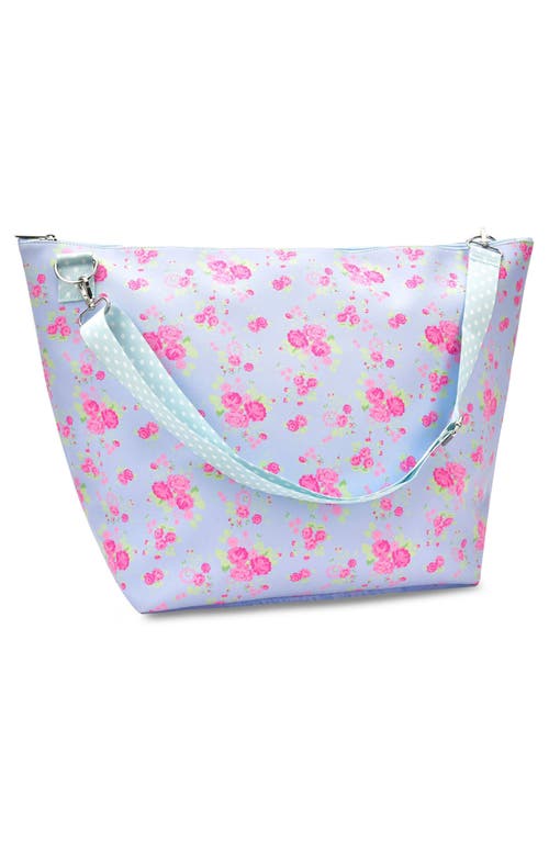 Iscream Kids' Ditsy Floral Weekend Tote Bag In Blue Multi