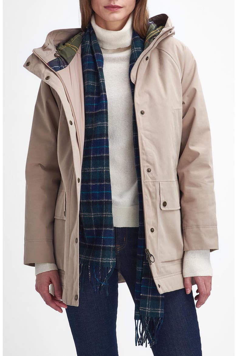 Winter Beadnell Waterproof Jacket, Main, color, SAND DUNE/CLASSIC