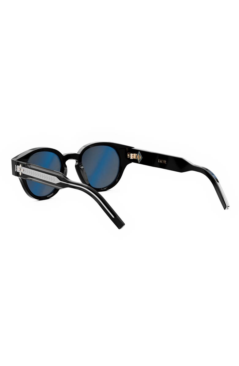 DIOR CD Diamond R2I 48mm Small Round Sunglasses, Alternate, color,
