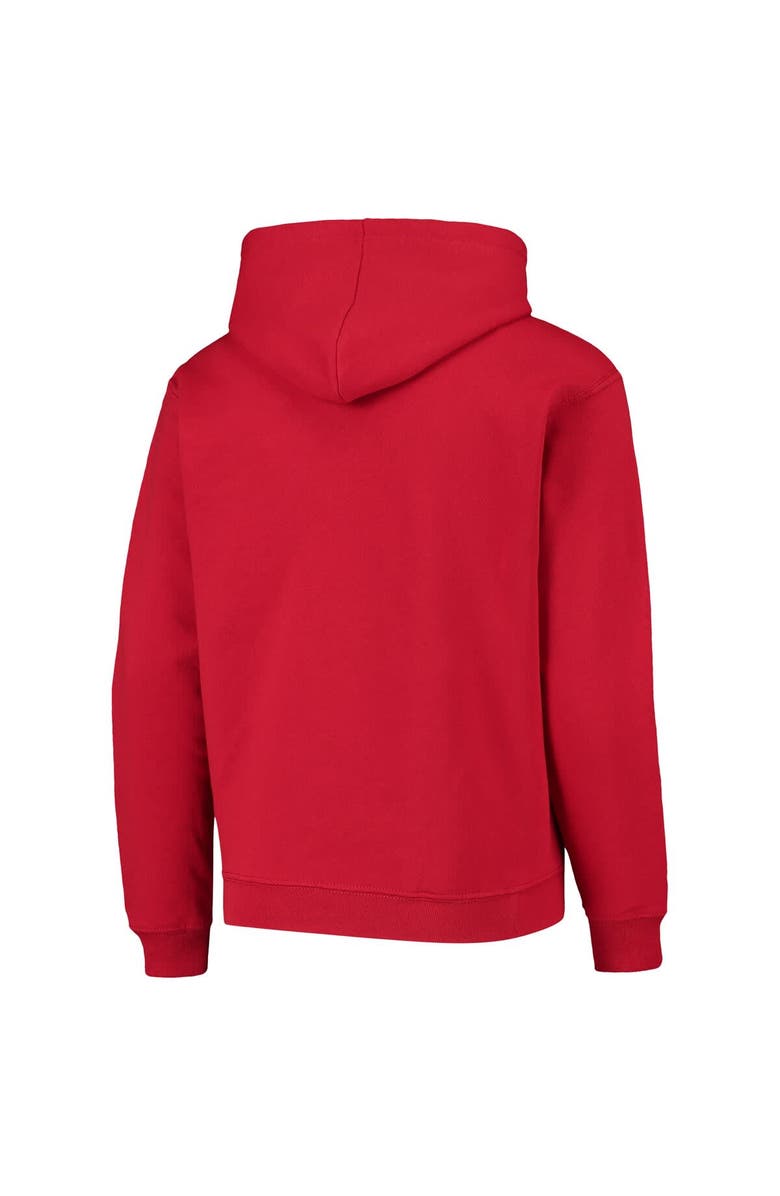 STITCHES Youth Stitches Red Washington Nationals Pullover Fleece Hoodie, Alternate, color, 