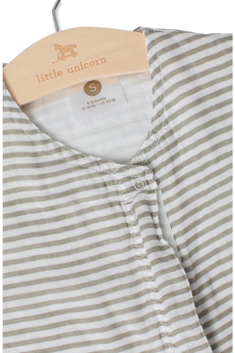 Cotton Muslin Wearable Blanket, Alternate, color, GREY STRIPE