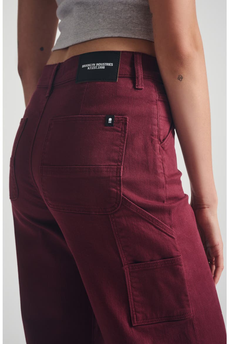 Carpenter Pants, Alternate, color, WINDSOR WINE COLORED DENIM