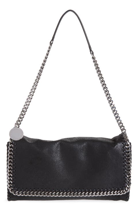 Falabella Faux Leather Messenger Bag