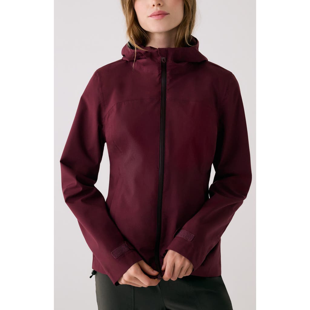 Lole Element 2 Windproof Rain Jacket In Burgundy