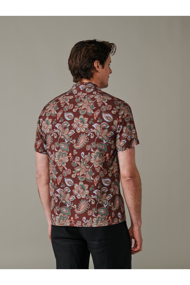 Belmont Printed Shirt, Alternate, color, Dark Paisley