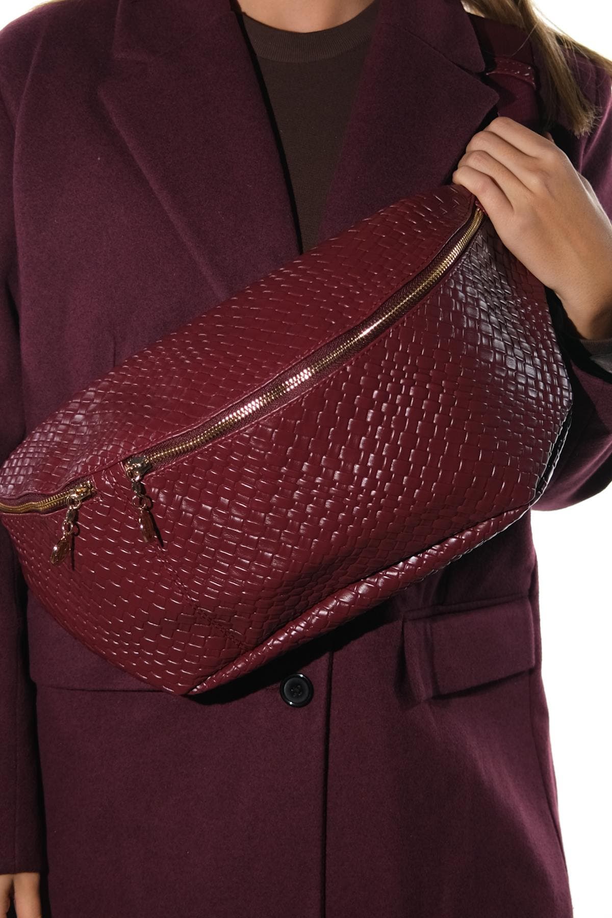 Venta Waist Bag, Alternate, color, Burgundy