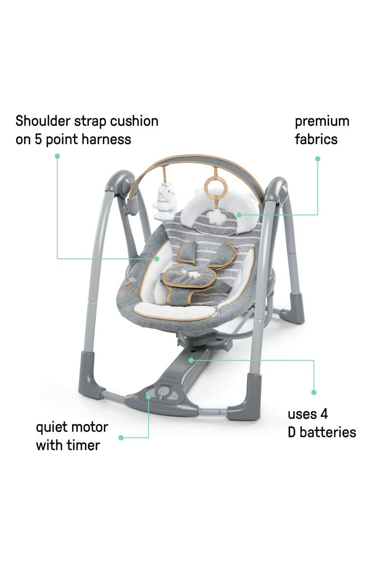 Swing n Go Portable Swing, Alternate, color, Grey