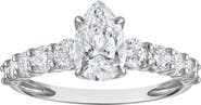 FZN <p>10K Gold Pear Cut Lab Grown Diamond Ring</p>