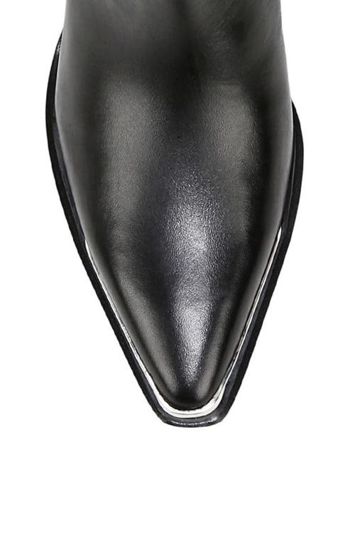 Franco Sarto Billie Knee High Western Boot In Black