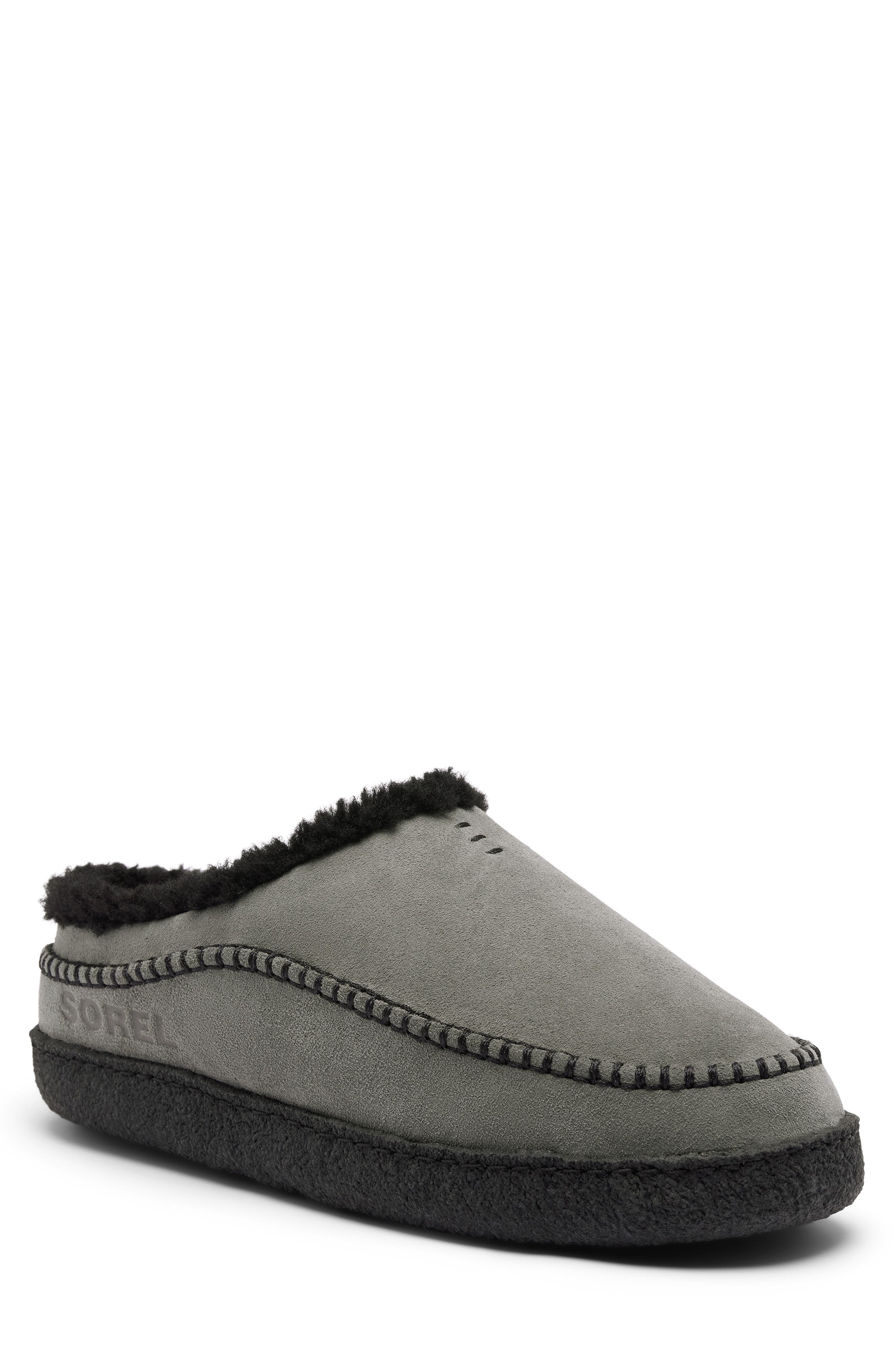 Falcon Ridge III Slipper, Main, color, QUARRY/ BLACK