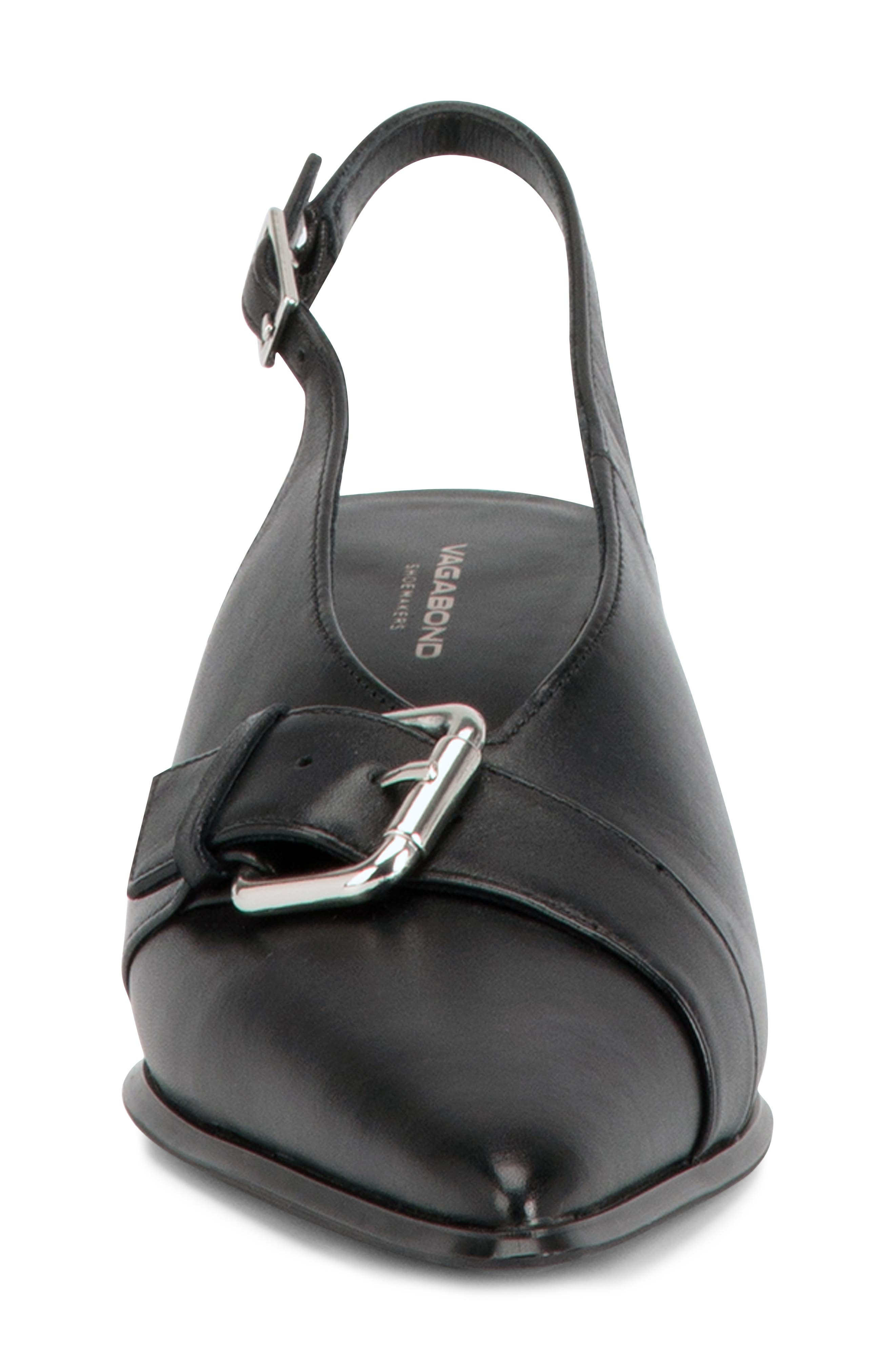 Ilona Slingback Block Heel Pump, Alternate, color, BLACK