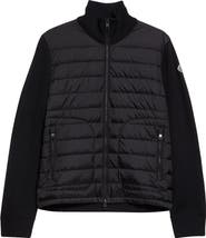 Moncler Maglia Mixed Media Cardigan