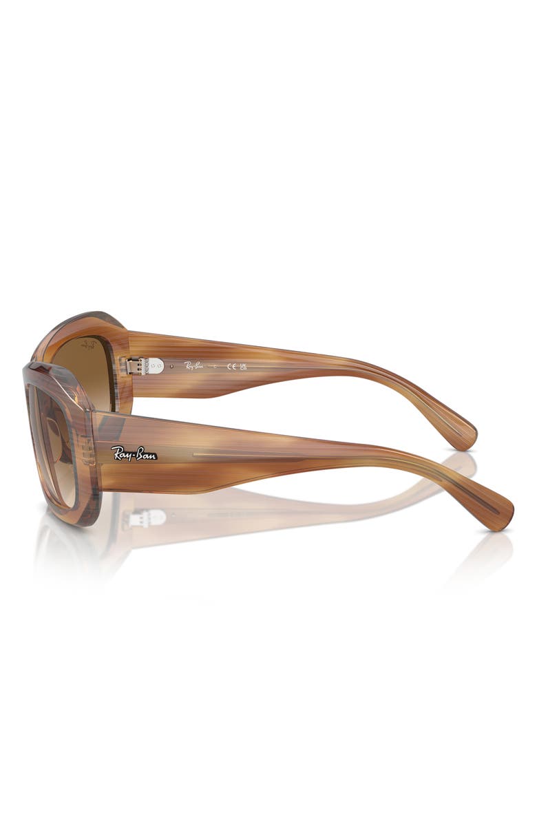 Ray-Ban Pillow Beate 56mm Wrap Sunglasses, Alternate, color,