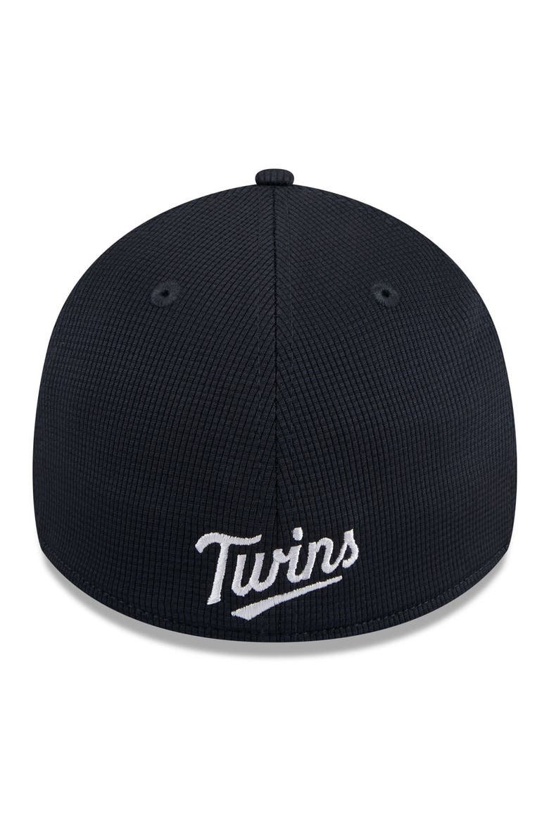 Men's New Era  White Minnesota Twins 2024 Batting Practice 39THIRTY Flex Hat, Alternate, color, White