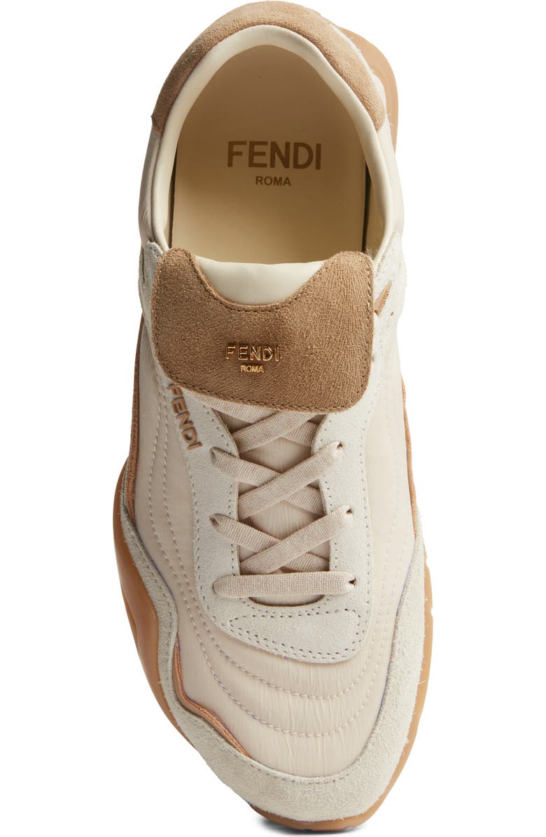 Fendi Pulse Low Top Sneaker, Alternate, color, Ivory