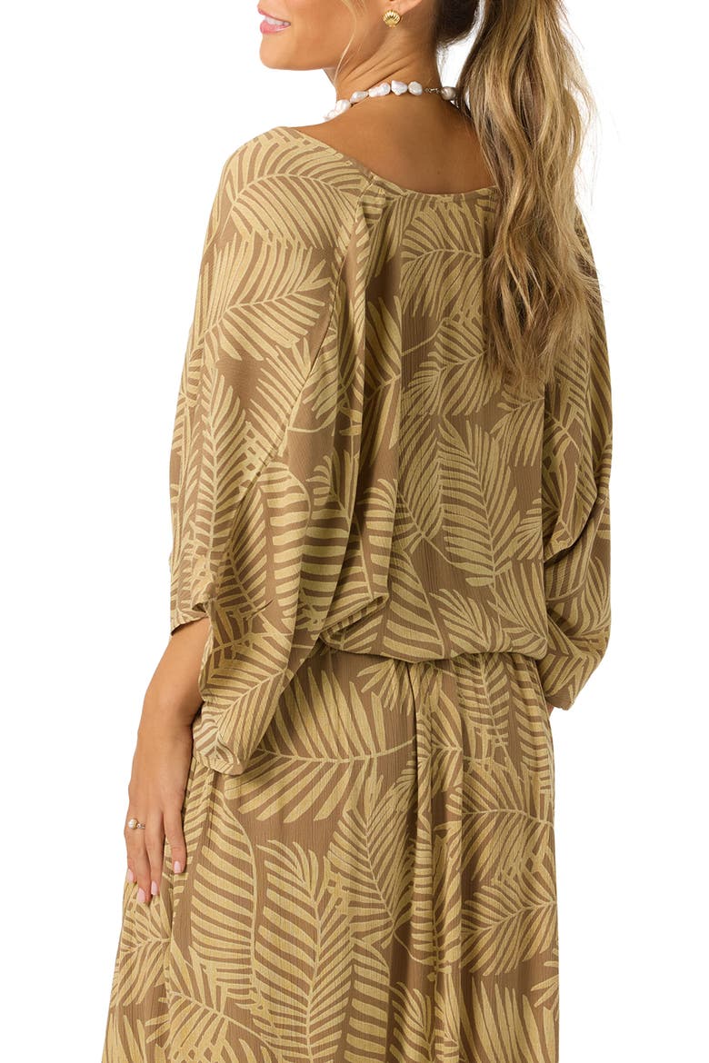 Anna Reversible Cover-Up Top, Alternate, color, DARK KHAKI