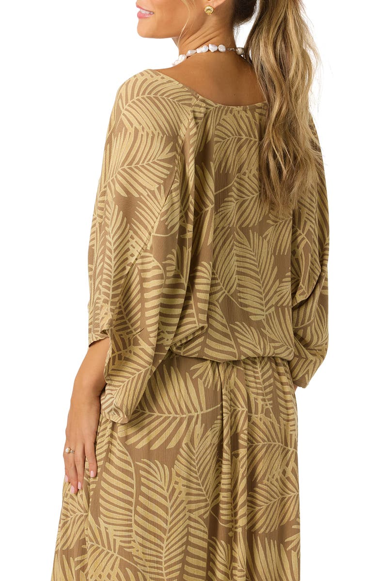 O'Neill Anna Reversible Cover-Up Top, Alternate, color, Dark Khaki