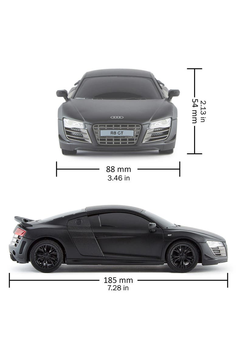 Audi R8 Gt Rc Black, Alternate, color, Multicolored