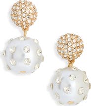 NORDSTROM RACK Crystal Faux Pearl Drop Earrings