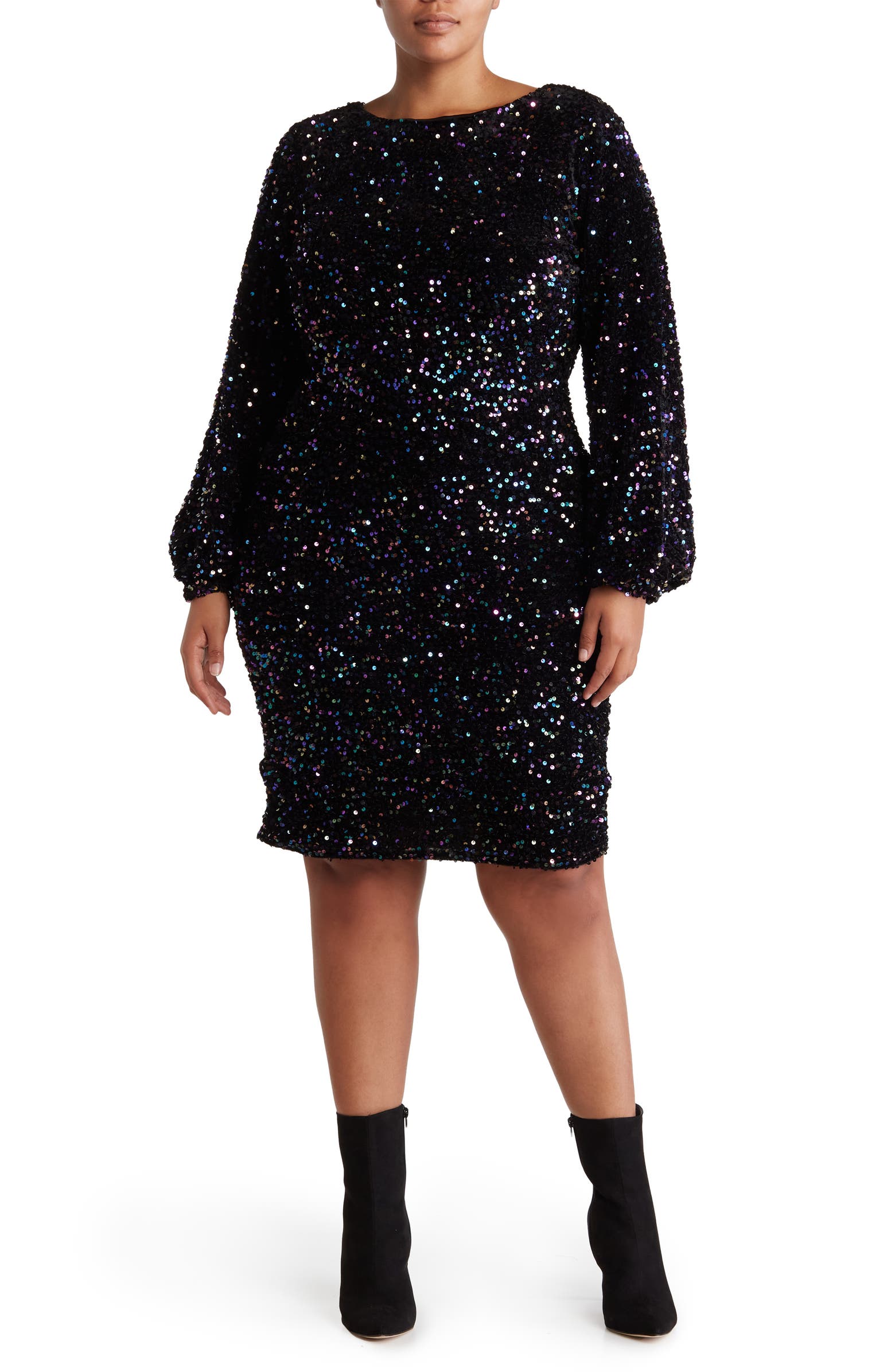 Love By Design Empire State Sequin Mini Dress | Nordstromrack
